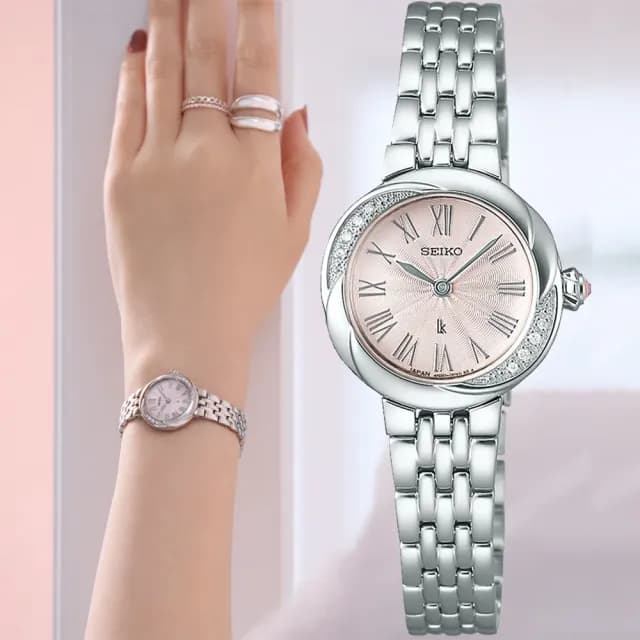 【SEIKO 精工】LUKIA 鑽石羅馬女錶-23mm 手錶 送禮 推薦(SSWA001J/4N30-00V0P)