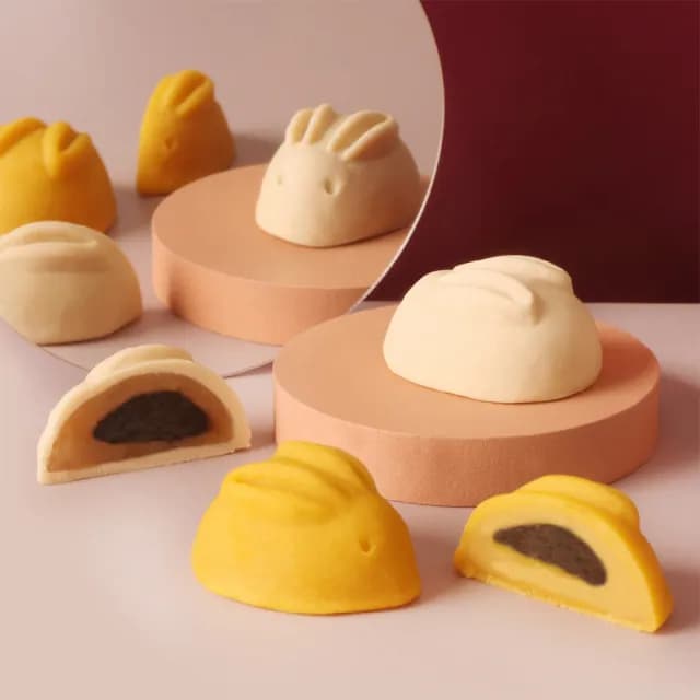 【金格食品】中秋限定幻采月禮盒B款5入組(桃山月餅/廣式月餅/浪花朵朵曲奇餅乾禮盒C款)_中秋禮盒