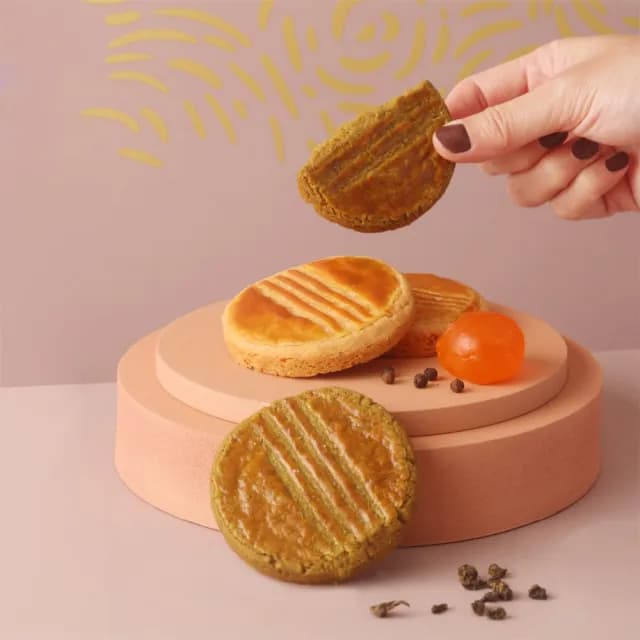 【金格食品】中秋限定醇月禮盒A款(桃山月餅/廣式月餅/芋頭麻糬燒)