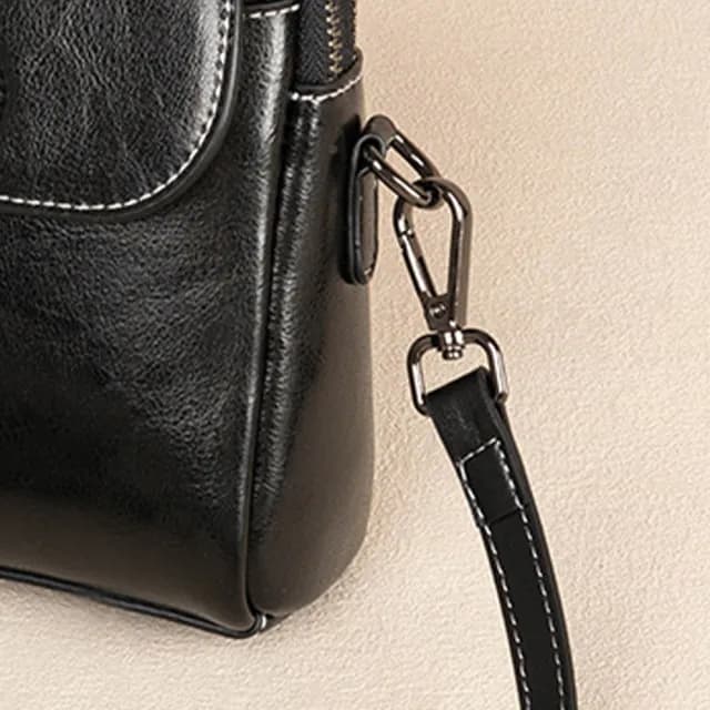 【MoonDy】馬鞍斜背包 真皮包包 斜背小包 實用禮物 女包 牛皮包包 手機包 生日禮物 包包女