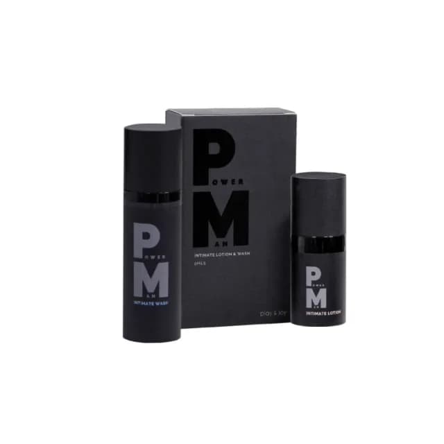 【Play&Joy】即期品 PJ POWERMAN 男性私密清潔養護旅行組(清潔乳15ml+養護液5ml 情人節禮物)