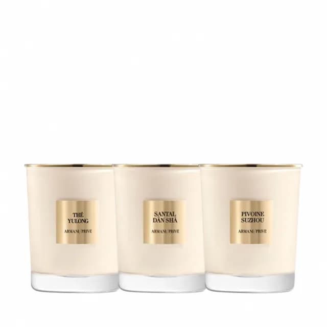 【ARMANI 亞曼尼】官方直營 高級訂製淡香水花園系列 香氛蠟燭 175g