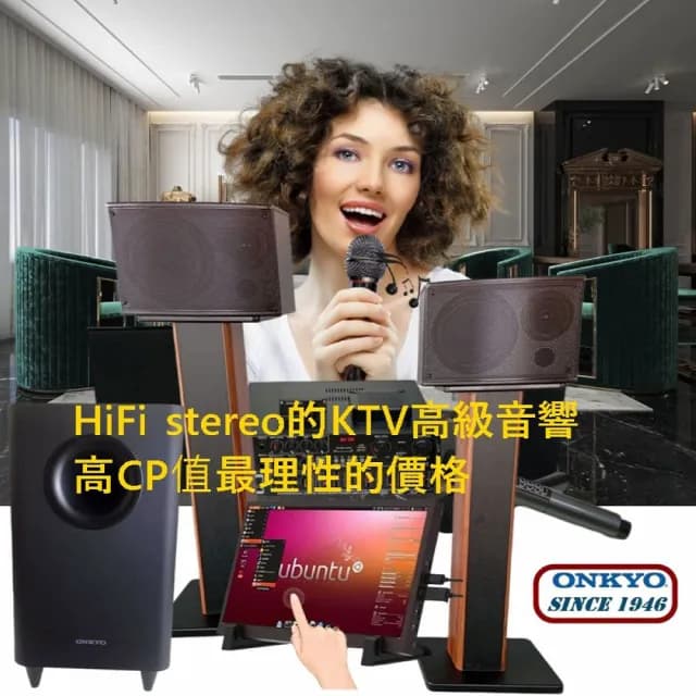【【JDK歌大師】】KTH250 專業PRO級KTV音響ONKYO 重低音(麥克風音箱 藍芽麥克風 家庭KTV 卡拉OK)
