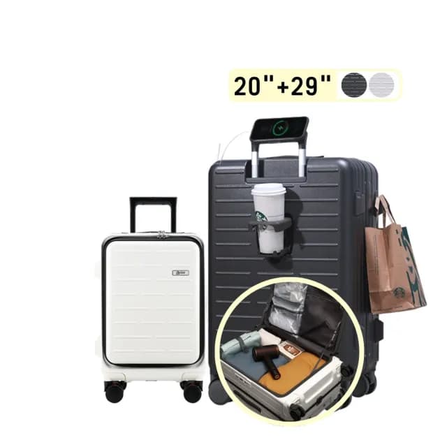 【Arlink】20+29吋 1:9上掀式行李箱 上開式行李箱(行李箱組/行李箱前開/登機行李箱/機長登機箱)