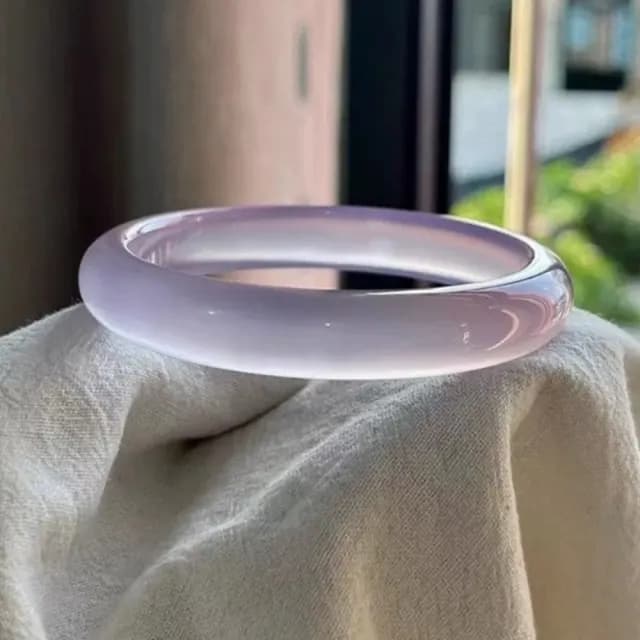 【Penny珮妮】冰種紫羅蘭玉髓手鐲內徑56mm(母親節 送女友 情人節 生日禮物 交換禮物 尾牙 新年 結婚)
