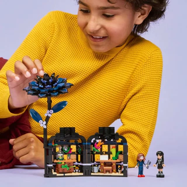 【LEGO 樂高】星期三系列 76784 黑色大理花(阿達 禮物 居家擺設 積木)