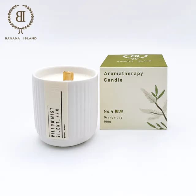 【BANANA ISLAND】天然複方芳療精油蠟燭No.4橙澄(精油蠟燭/天然蠟燭/草本調/果香調/水果香氣/居家用品)