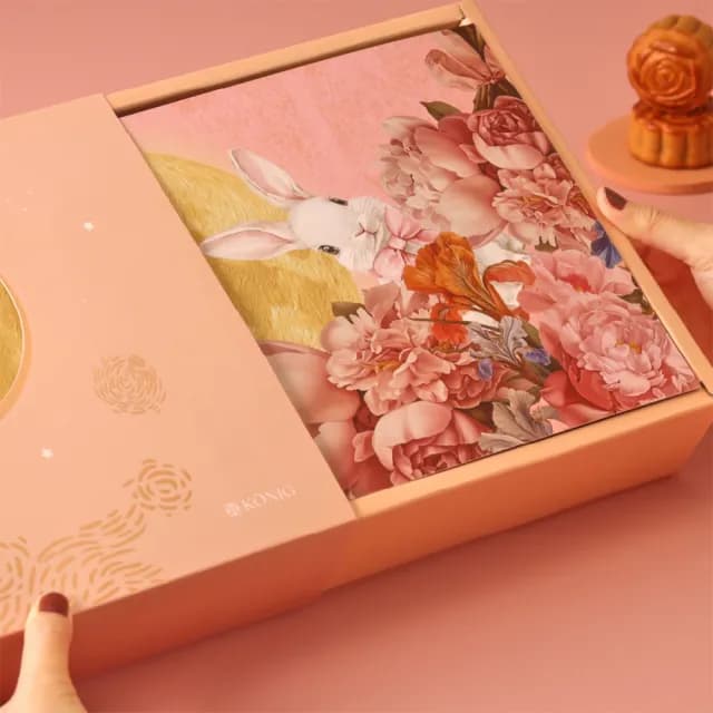 【金格食品】中秋限定采吟月禮盒B款5入組(桃山月餅/廣式月餅/相思麻糬餅)