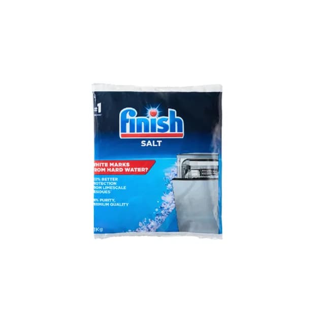 【finish】洗碗機專用 軟化鹽 軟水鹽 1kg/包(正品平輸/ 每次一包/硬水區必備/軟化水質/預防水垢/保養機體)