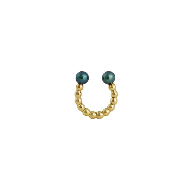 【Olivia Yao Jewellery】Poloris  微笑黑珍珠耳釦