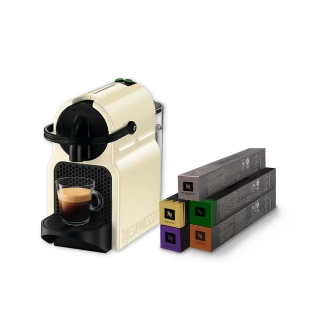 【Nespresso】膠囊咖啡機 Inissia _多色任選(義式咖啡館50顆組/送禮/入厝/義式/隨身)