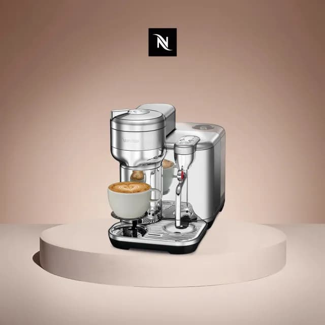 【Nespresso】臻選厚萃Vertuo Creatista膠囊咖啡機_不鏽鋼金屬色(瑞士頂級咖啡品牌/義式/拿鐵/奶泡機/冷萃)