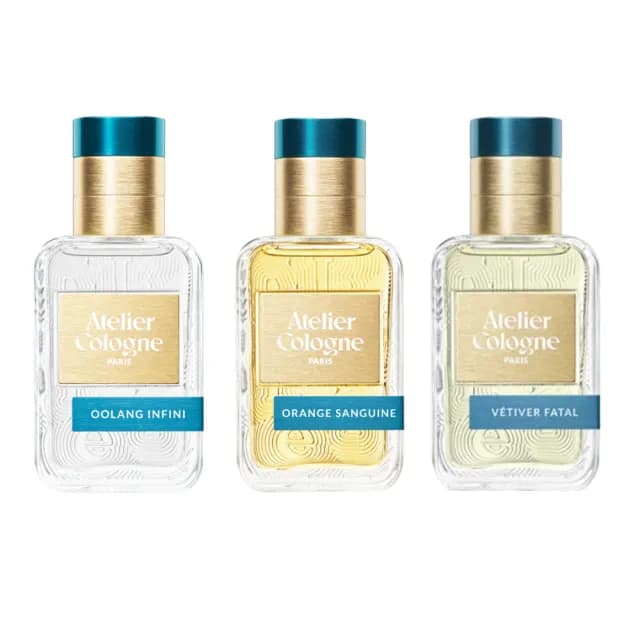 【Atelier Cologne】淡香精 30ml 無極烏龍/赤霞橘光/忘情岩蘭(國際航空版)