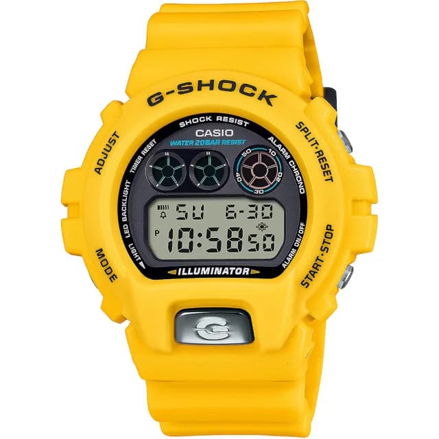 【CASIO 卡西歐】G-SHOCK 30周年紀念版 電子錶 手錶-黃 畢業禮物 送禮(DW-6900TR-9)