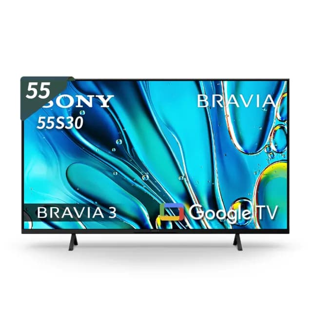【SONY 索尼】BRAVIA 3 55型 X1 4K HDR Google TV顯示器(Y-55S30)