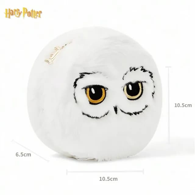 【Harry Potter 哈利波特】正版授權貓頭鷹嘿美毛絨飾品收納盒小珠寶盒(閨蜜女友女兒老婆生日聖誕交換禮物)