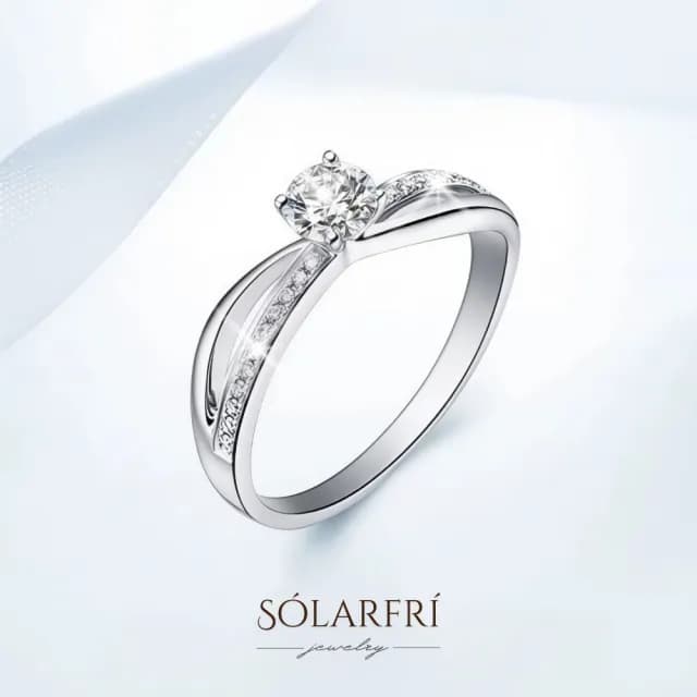 【SOLARFRi】輕奢閃耀戒指｜可調整戒圍大小禮盒包裝(生日情人女友母親老婆求婚禮物)