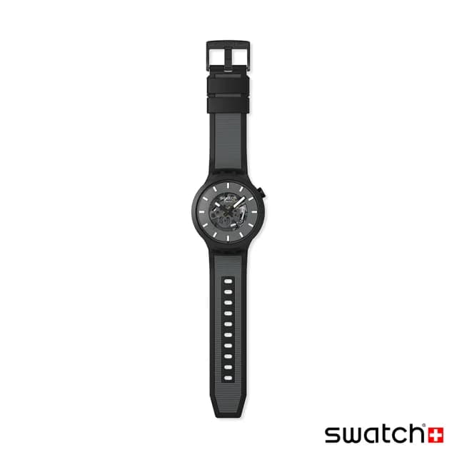 【SWATCH】PAST THE HORIZON 大錶面手錶/男錶/女錶/瑞士製造 SB05B113(47mm)