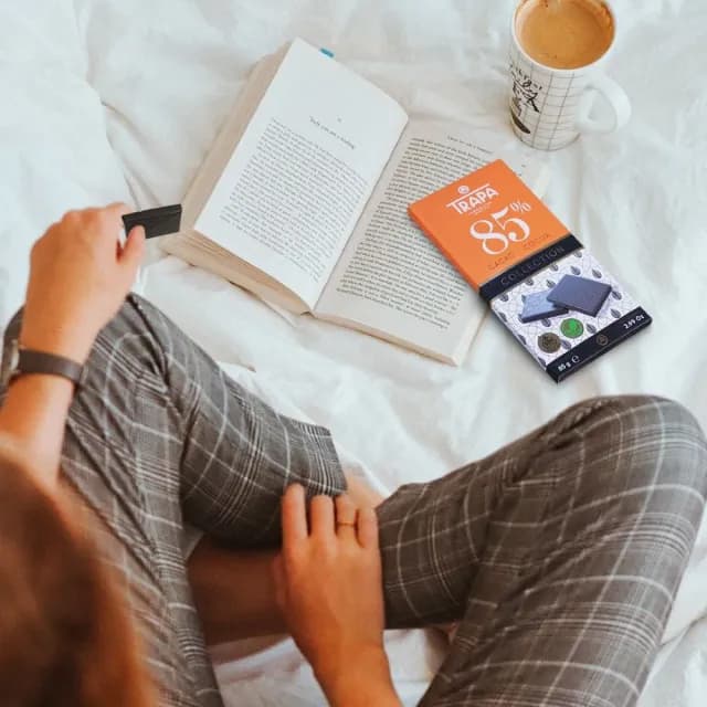 即期品【西班牙 Trapa】精選85%黑巧克力片85gX2片