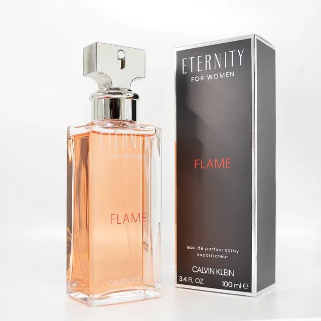【Calvin Klein】永恆熾愛女性淡香精 100ml(CK Eternity Flame For Women香水 平行輸入)