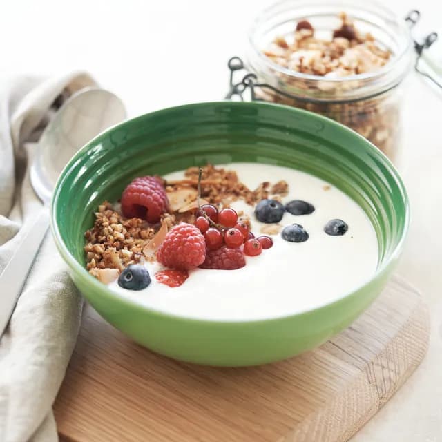 【Le Creuset】瓷器早餐穀片碗16cm(鮭魚粉)