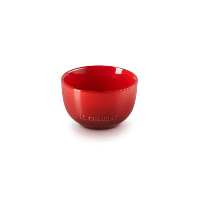 【Le Creuset】瓷器花蕾系列餐碗11cm(櫻桃紅)