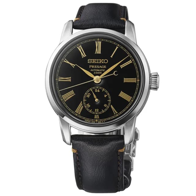 【SEIKO 精工】Presage系列 漆藝面盤 三日鍊 機械腕錶 七夕 情人節 禮物 送禮 推薦(SPB499J1/6R5H-00E0C)