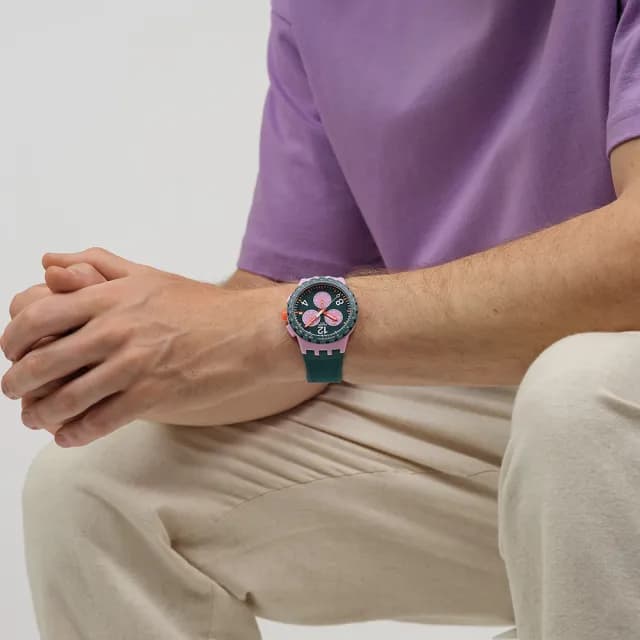 【SWATCH】MOMENT OF ROSE 經典手錶/男錶/女錶/瑞士製造 SUSP400(42mm)