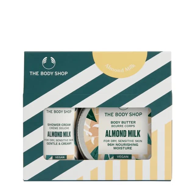 【THE BODY SHOP 美體小舖】2025 AYR杏奶迷你原裝禮盒(原裝禮盒 交換禮物)