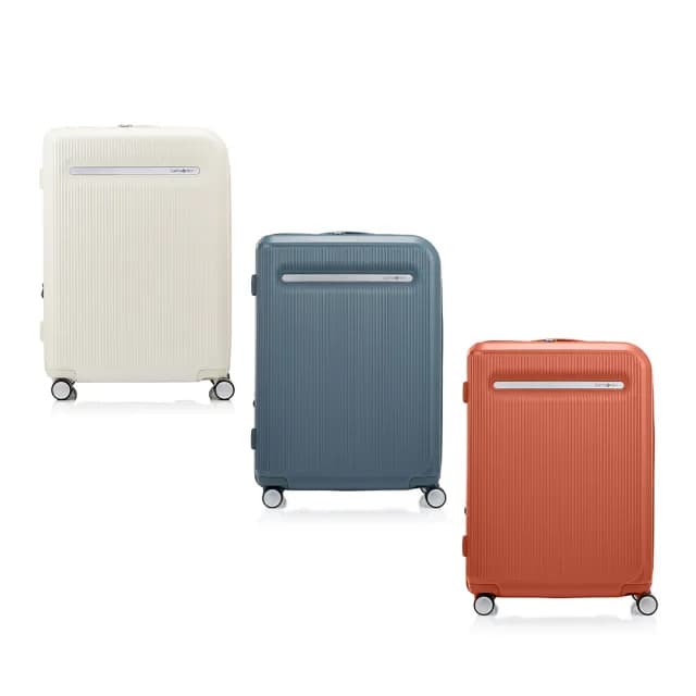 【Samsonite 新秀麗】25吋 MODUS 可擴充大容量輕量PC避震輪防盜拉鍊行李箱/旅行箱(多色可選)
