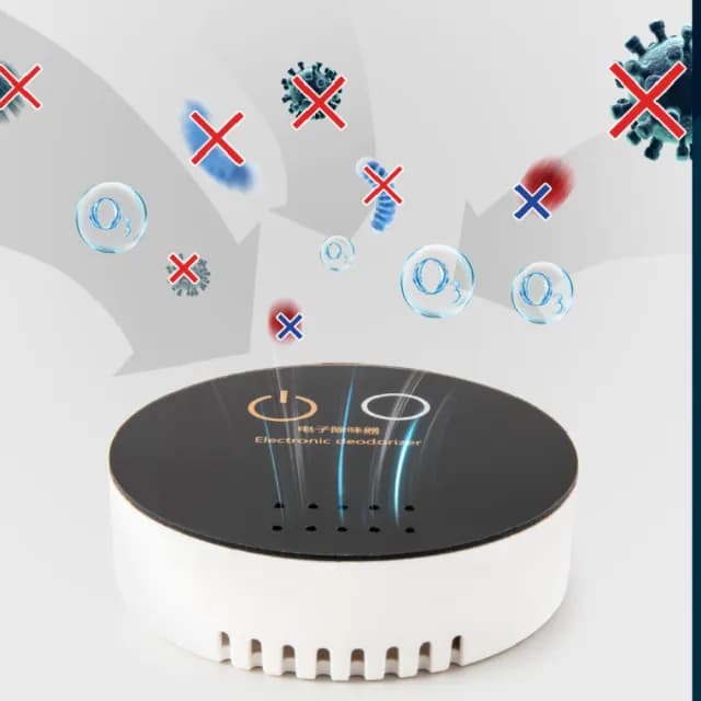 車用家用空氣清新器(USB浴室廚房除臭除味小型便攜式電子臭氧淨化器 purifier)