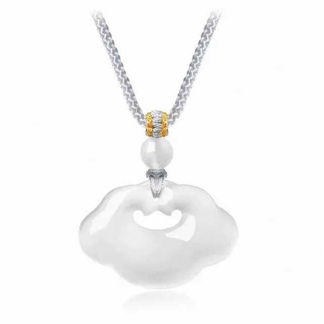 【Penny珮妮】白月光玉髓吊墜項鍊3款可選(母親節 送女友 情人節 生日 交換禮物 尾牙 新年 結婚)