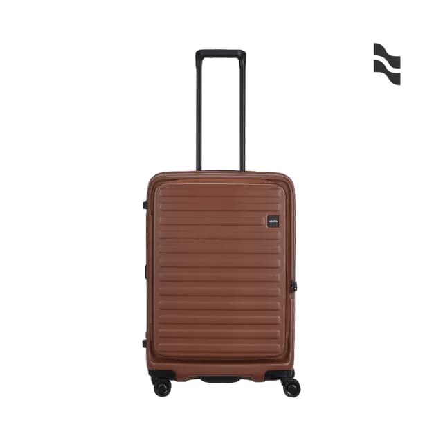 【LOJEL】升級版 CUBO 21吋 前開式擴充拉鍊拉桿箱(行李箱 旅行箱 登機箱)