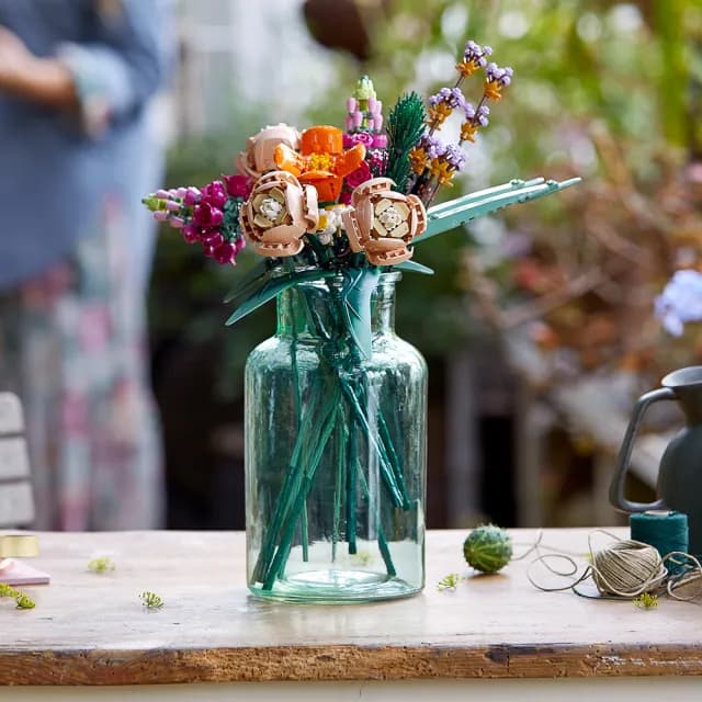 【LEGO 樂高】Botanicals 10280 花束(花束 擺設 居家裝飾 DIY 禮物 情人節禮物)