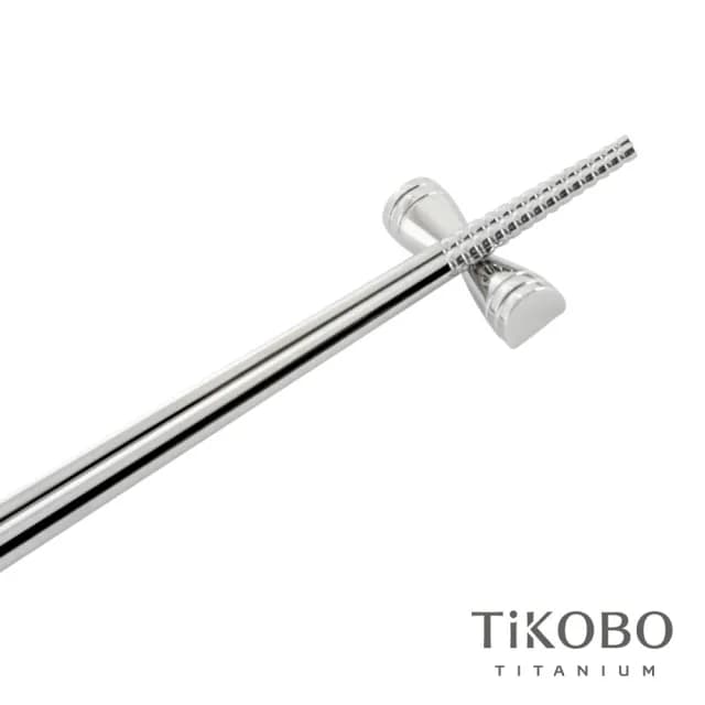 【TiANN 鈦安】純鈦餐具 筷意人生 純鈦筷子(含筷架)