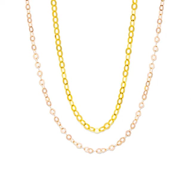 【JR.L金瑞利珠寶】週年慶 18K金項鍊 跳舞鍊 5G素鍊(18K金項鍊)