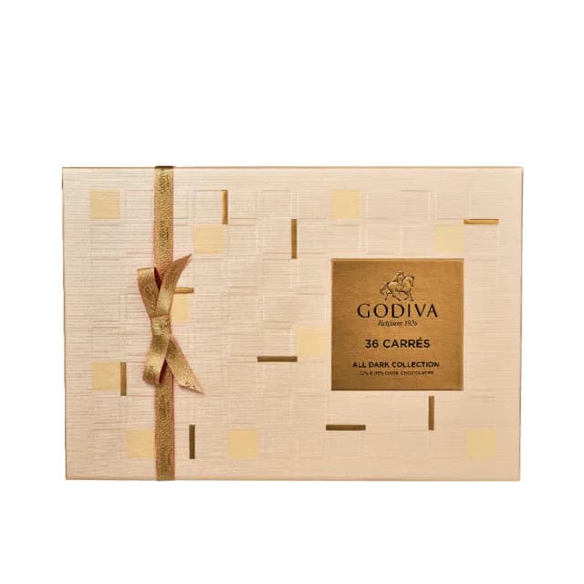 【GODIVA官方直營】片裝黑巧克力禮盒36片裝(生日禮、情人節、聖誕節)