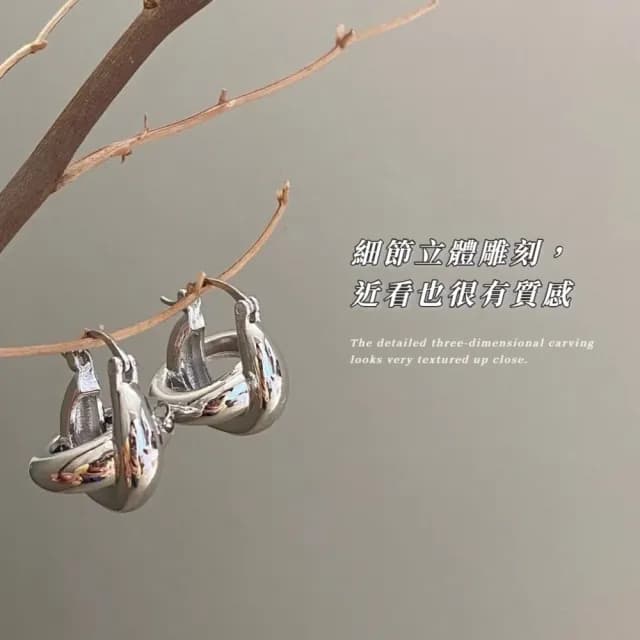 【小眾星球】歐美鏤空星球耳環1對(高級 冷淡 耳墜 飾品 耳針 耳釘 首飾 垂墜耳環 情人節 禮物)