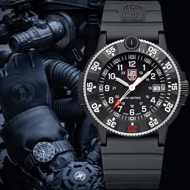 【LUMINOX 雷明時】35週年紀念 Navy SEAL Original Heritage 3001海豹部隊手錶-43mm(1LM-3001H)