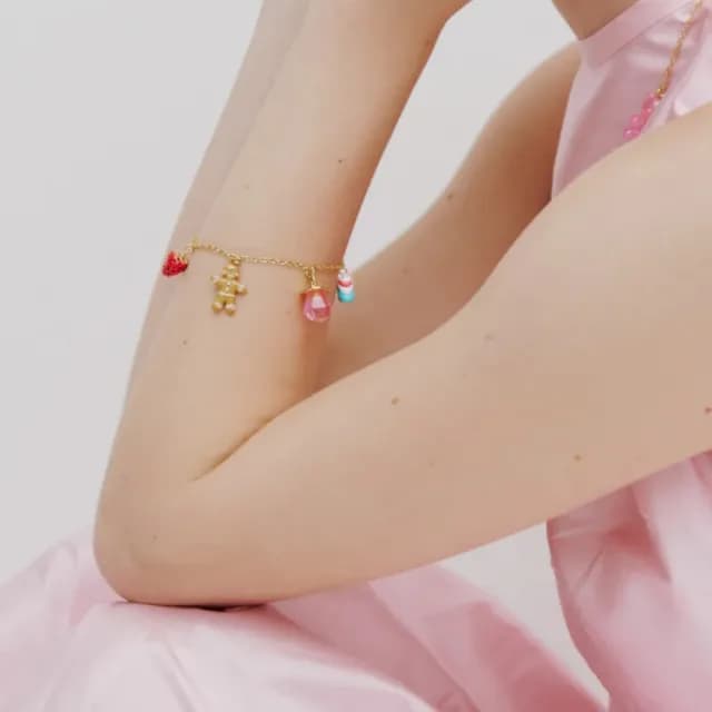 【Les Nereides】韓賽爾與葛麗特-薑餅人與棉花糖手鍊