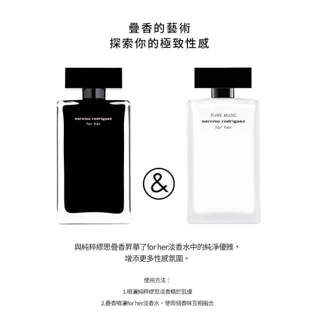 【NARCISO RODRIGUEZ】官方直營 for her 同名淡香水 100ml