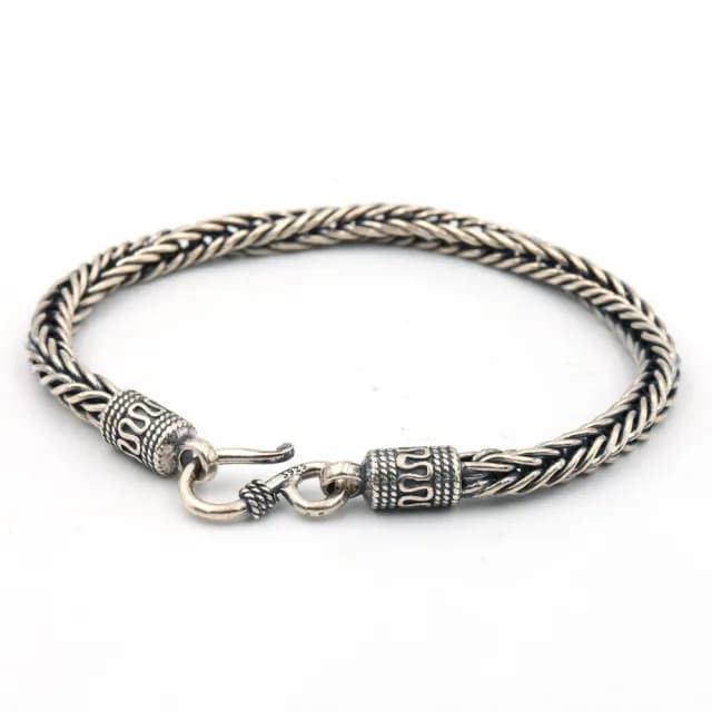 【xmono】千足銀復古龍骨鏈男士手鍊(雙11/禮物/現貨)