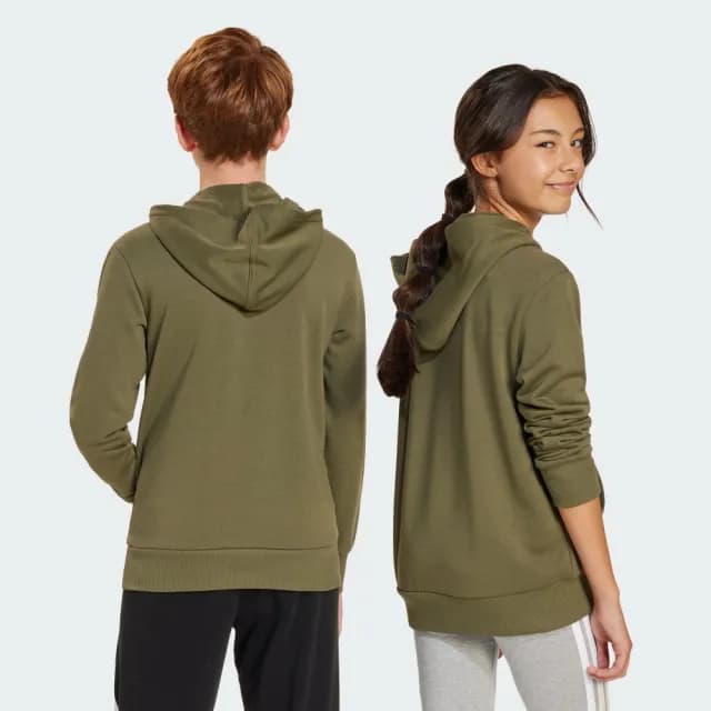 【adidas 愛迪達】ESSENTIALS 連帽上衣 童裝 JC9675