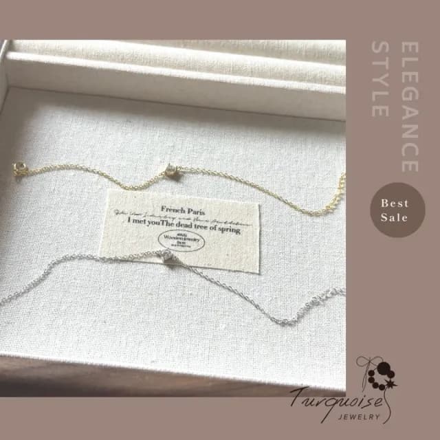 【Turquoise Jewelry】現貨~S925銀簡約氣質碎鑽鋯石手鍊(氣質優雅/不過敏/七夕情人節/送禮)