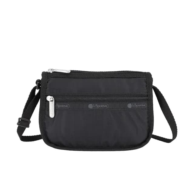 【Lesportsac】2025夏季新品 Classic Mini Hobo 經典迷你斜背包/永恒黑(3537)
