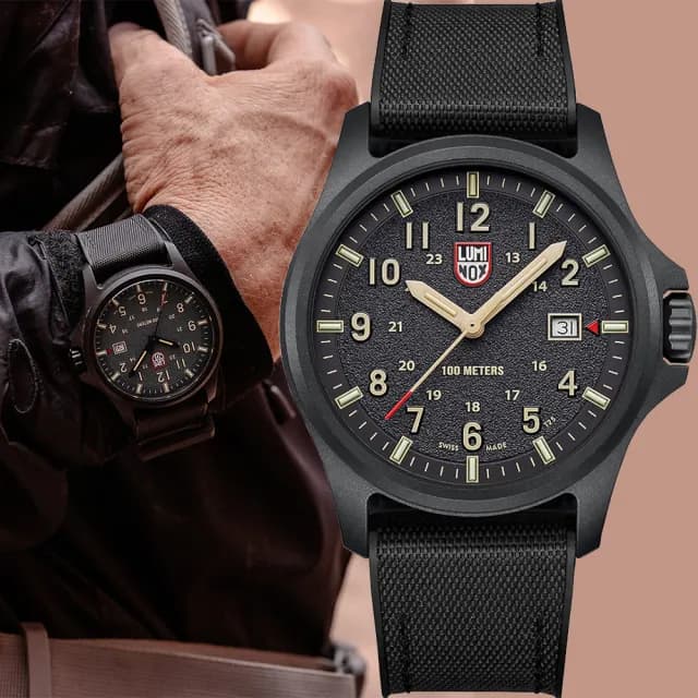 【LUMINOX 雷明時】Atacama Field 戰場系列手錶 套錶-43mm(1LM-1970SET)