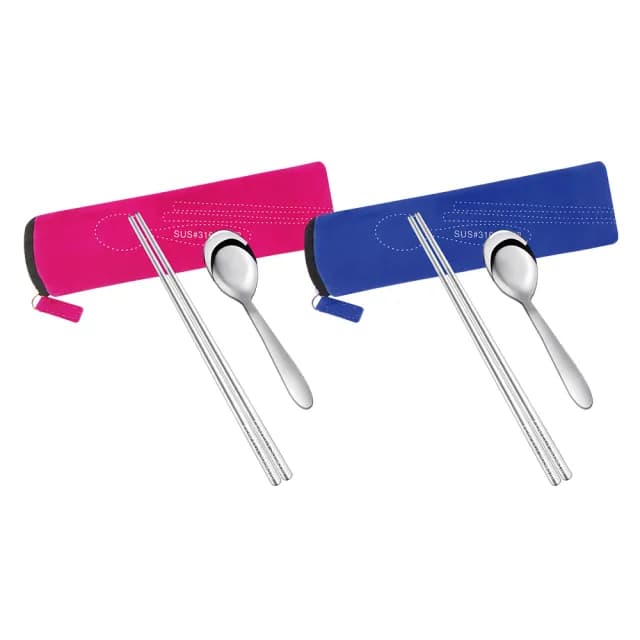 【PERFECT 理想】極緻316隨身餐具組 台灣製造(筷子+湯匙+收納袋)