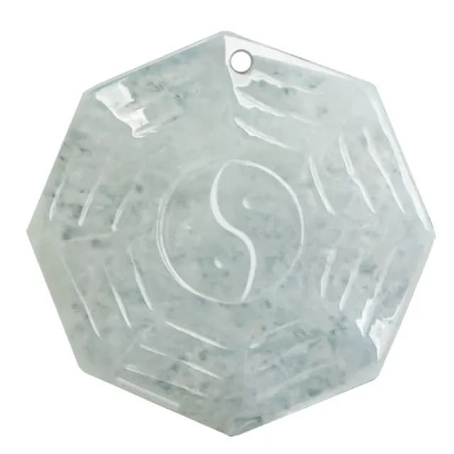 【Penny珮妮】A貨翡翠 五行八卦 吊墜項鍊(母親節 父親節 情人節 生日禮物 交換禮物 結婚 新年 尾牙)