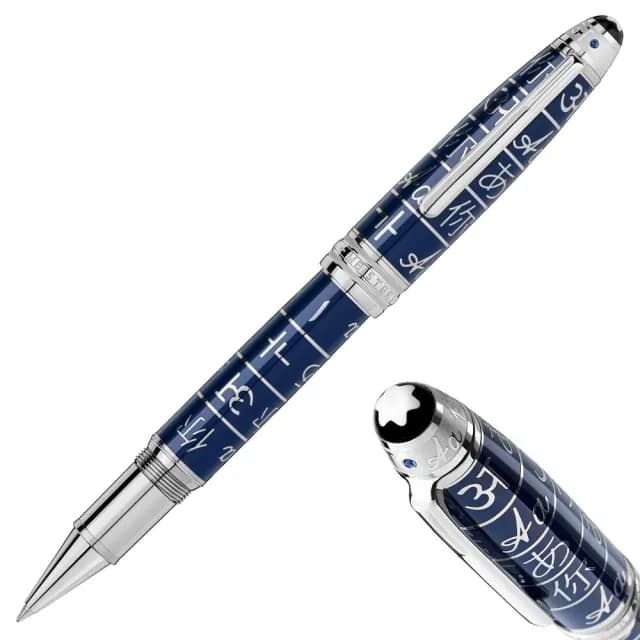 【MONTBLANC 萬寶龍】大班系列 限量聯合國兒童基金會 162鋼珠筆(暮藍色 七夕禮物 情人節)