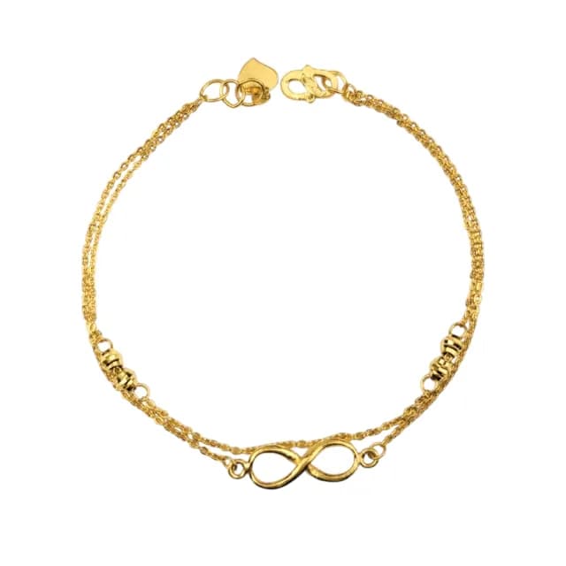 【熊貓金】黃金手鍊永恆之願0.90錢(黃金手鍊)